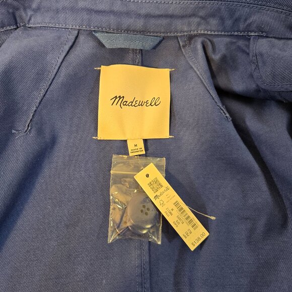 MADEWELL Officecore Bluestone Crossover (Re)generative Chino Blazer Size M NEW! - Picture 11 of 16